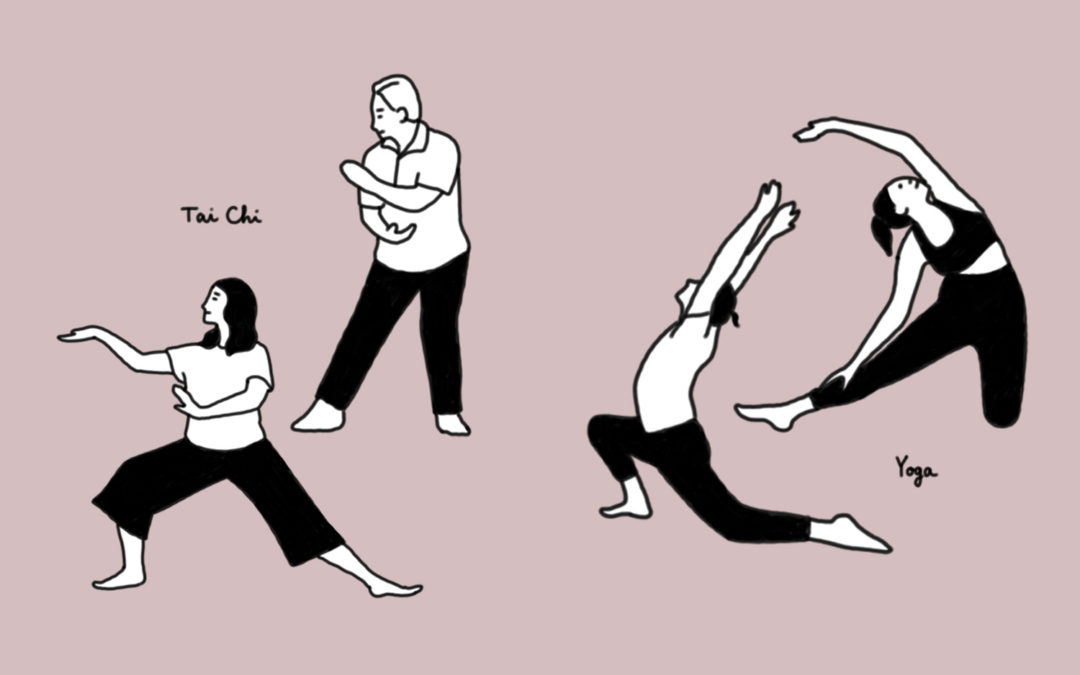 Le Tai chi et le yoga : différences et avantages